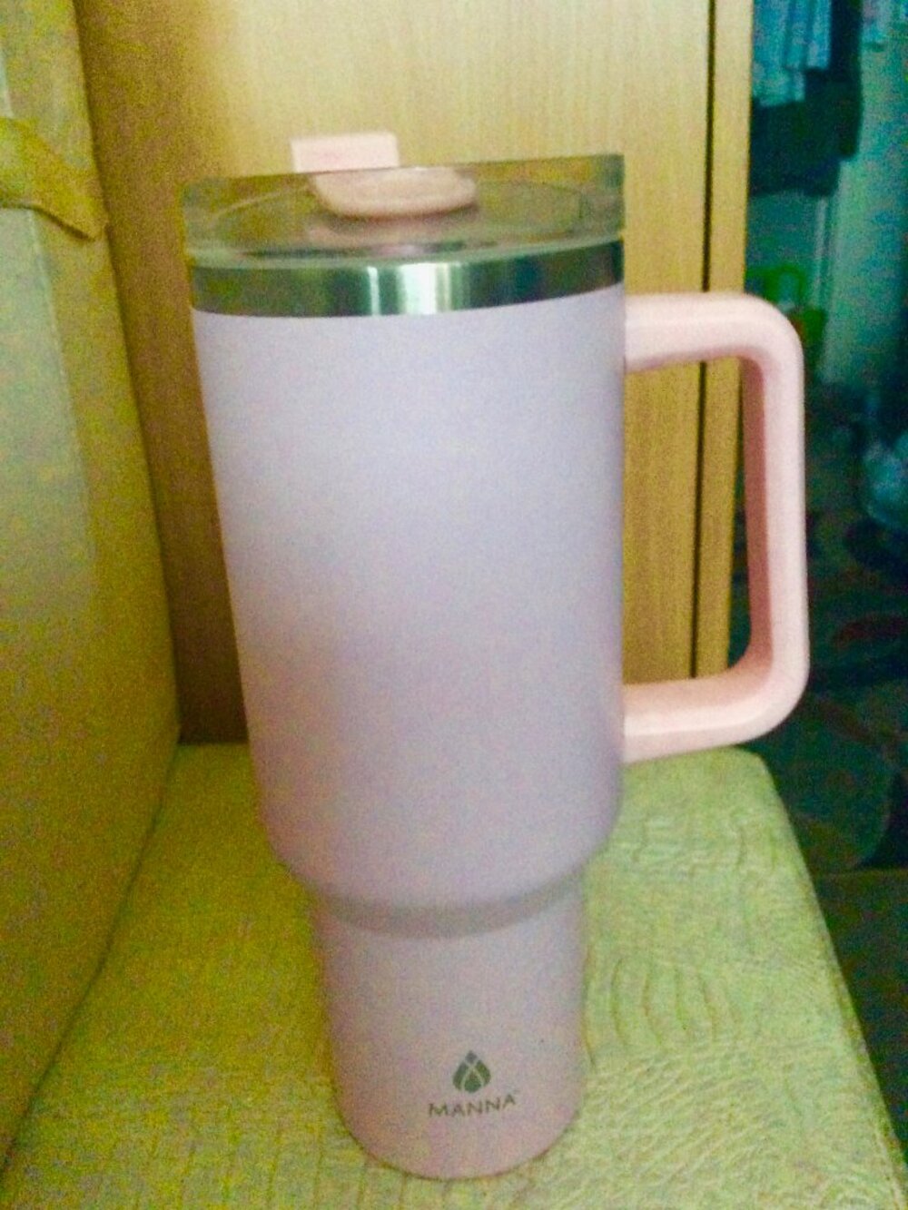 40 oz Pink Atlas Tumbler With Protective Stopper